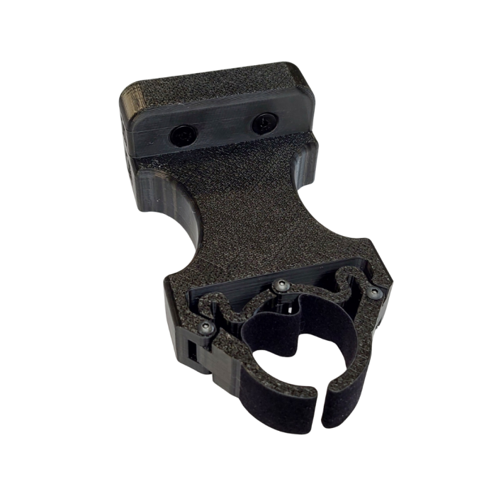 BULLETMAG - UCHWYT NA BROŃ DŁUGĄ (PRZÓD, BOK), DUŻY - CZARNY